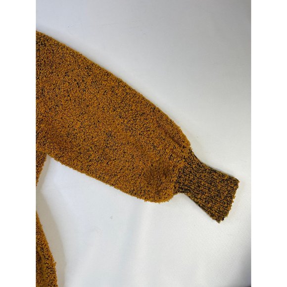 Vintage Puff Sleeve Oversized Long Cardigan Sweater Coat - Picture 6 of 8